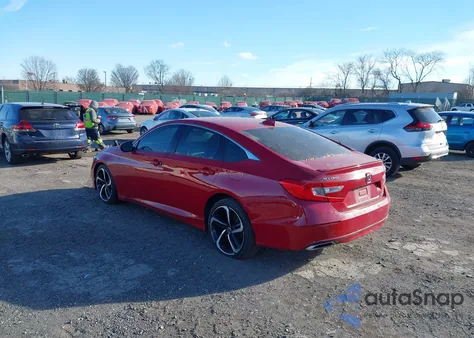 2018 Honda Accord Sport 2.0T from USA, damaged, VIN 1HGCV2F3XJA002606